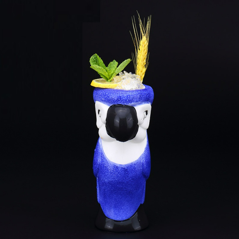 Wine Beer Cocktail - Parrot ฮาวาย Tiki แก้วค็อกเทลถ้วยเครื่องดื่มแก้วมัคแก้วเซรามิกอีสเตอร์ Islander Tiki