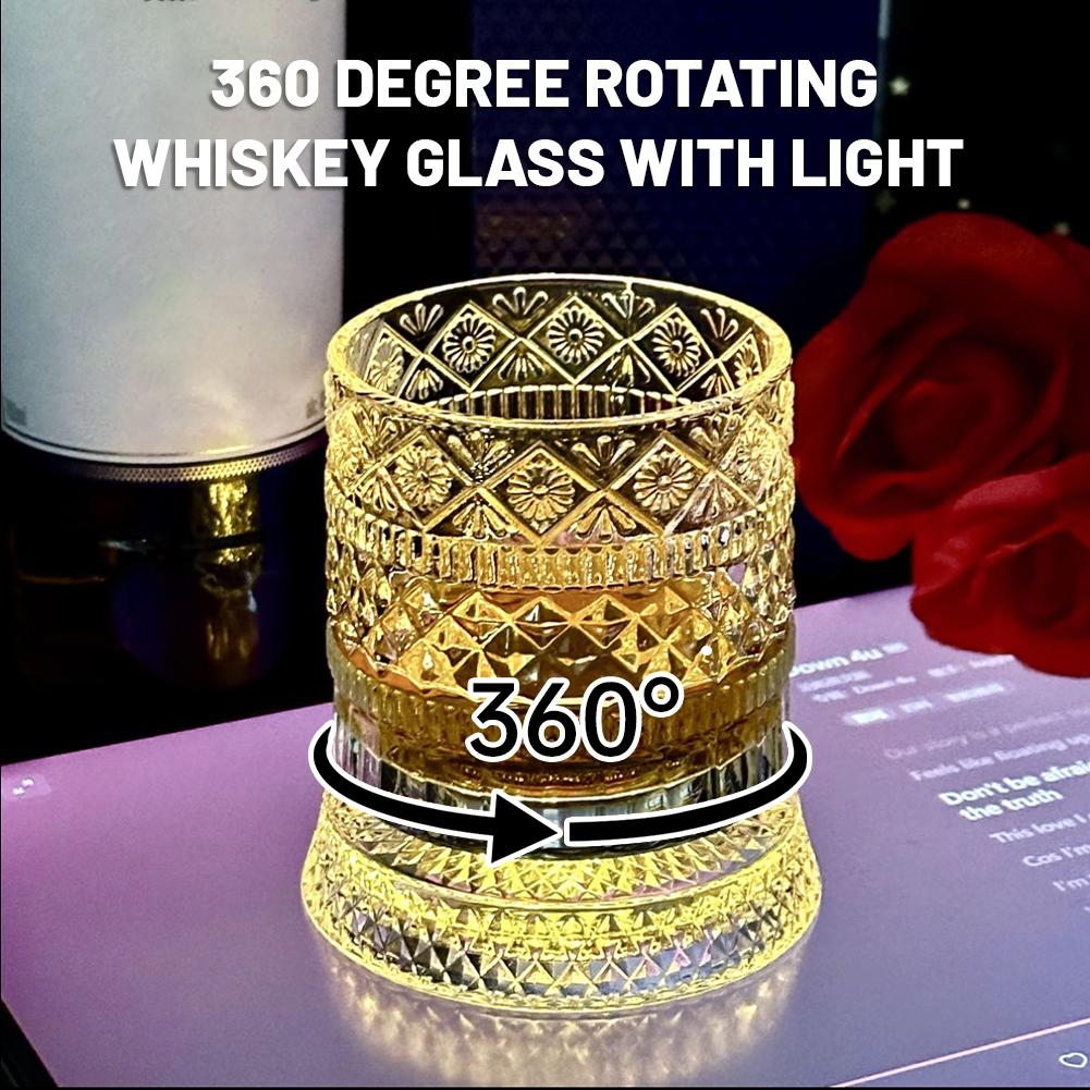 Wine Beer Cocktail - แก้ววิสกี้หมุนได้ แก้วคริสตัลสร้างสรรค์สำหรับเบียร์ แก้วบรรเทาความเครียด แก้วเหล้าทรงตรง แก้วไวน์ แก้วบูร์บง