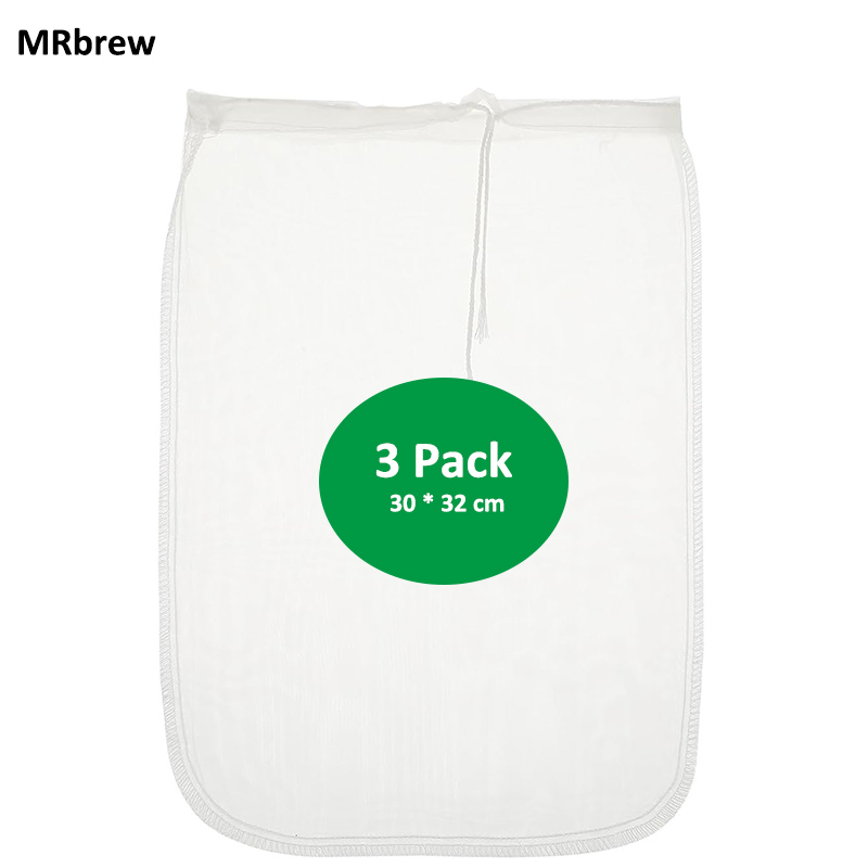 Wine Beer Cider - ถุงกรองเบียร์ 3 ชิ้น ขนาด 100 Mesh