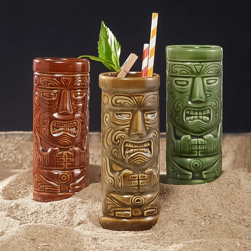 แก้วฮาวาย Tiki 60ชนิดแก้วค็อกเ - Wine Beer Cocktail บทวิจารณ์และราคา