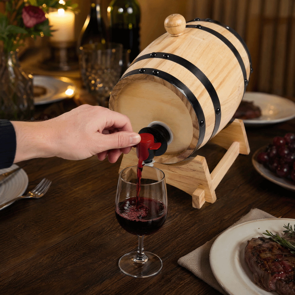ถังไม้สนวินเทจ 7 ชิ้น พร้อมขาต - Wine Beer Whiskey บทวิจารณ์และราคา