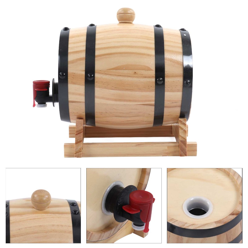 ถังไม้สนวินเทจ 7 ชิ้น พร้อมขาต - Wine Beer Whiskey บทวิจารณ์และราคา