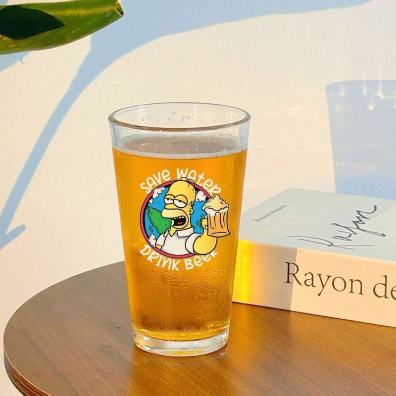 แก้วเบียร์ลายเดอะซิมป์สันส์แบบ - Wine Beer Glass Set บทวิจารณ์และราคา