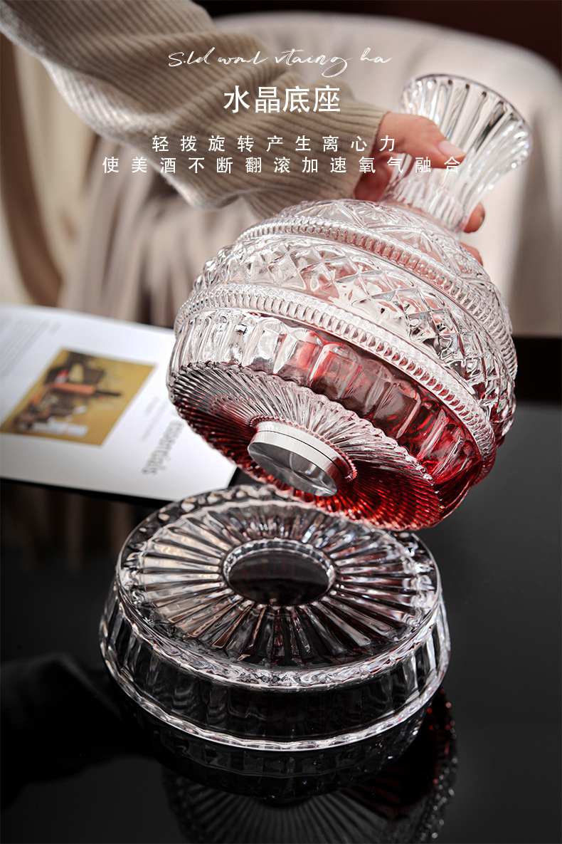DEOUNY ขวดเหล้าไวน์หมุนเพชรดาว - Wine Beer Glass Set บทวิจารณ์และราคา