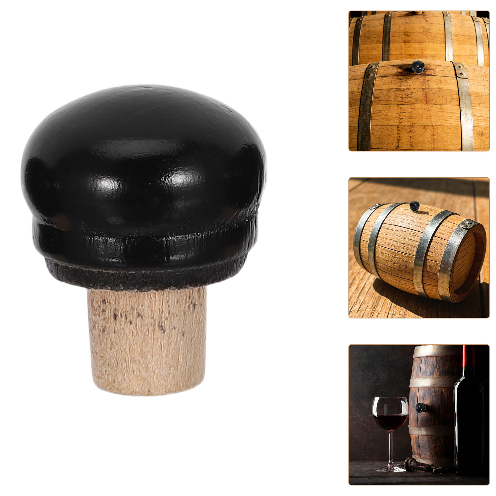 ชุดจุกปิดถังไม้โอ๊ค 4 ชิ้น จุก - Wine Beer Glass Set บทวิจารณ์และราคา