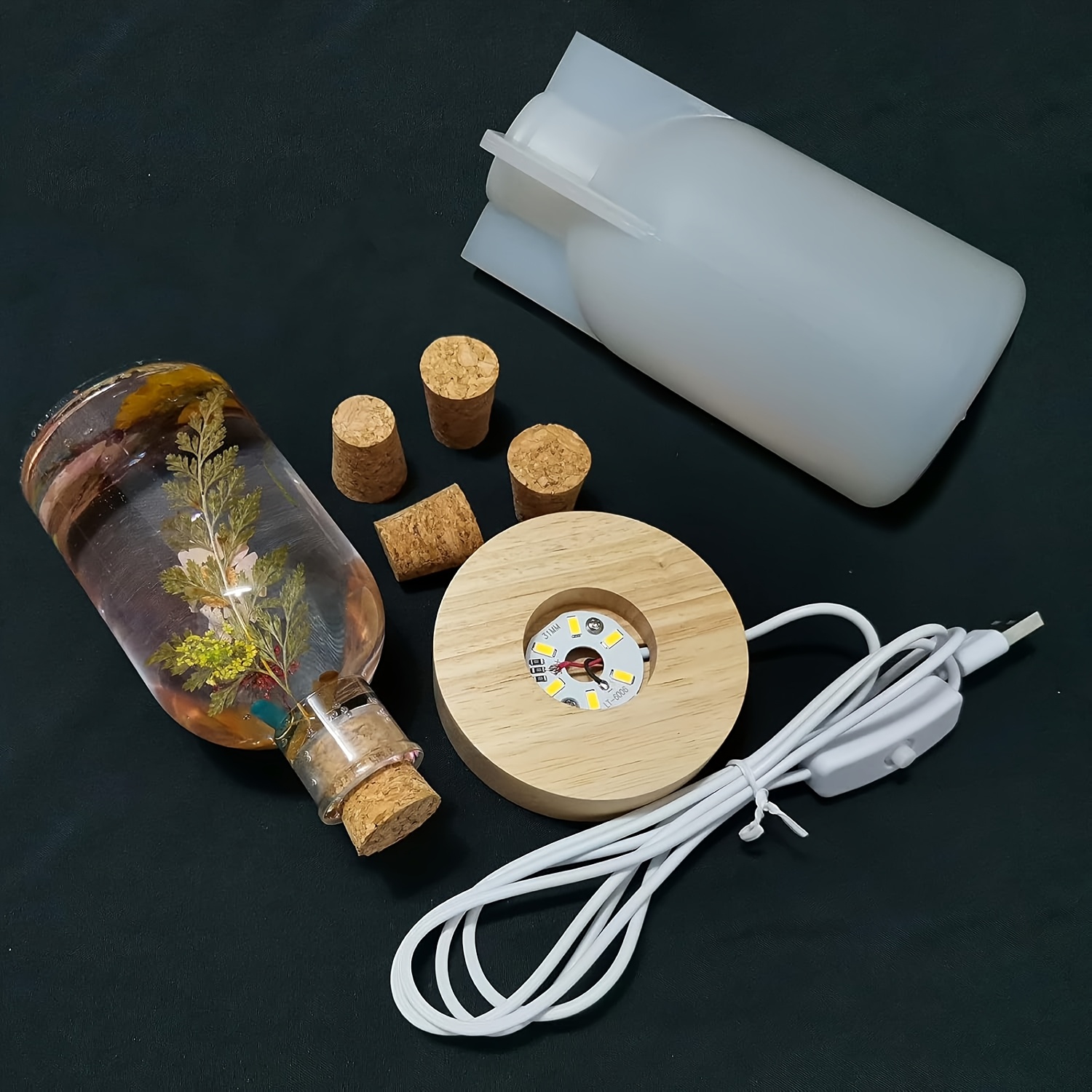 ชุดแม่พิมพ์เรซิ่นรูปขวดลอยน้ำ, - Bottle Stopper Set บทวิจารณ์และราคา