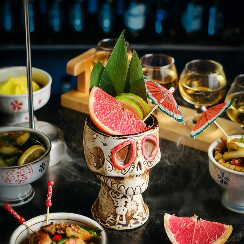 แก้วค็อกเทลรูปหัวกะโหลกสำหรับป - Wine Beer Cocktail บทวิจารณ์และราคา