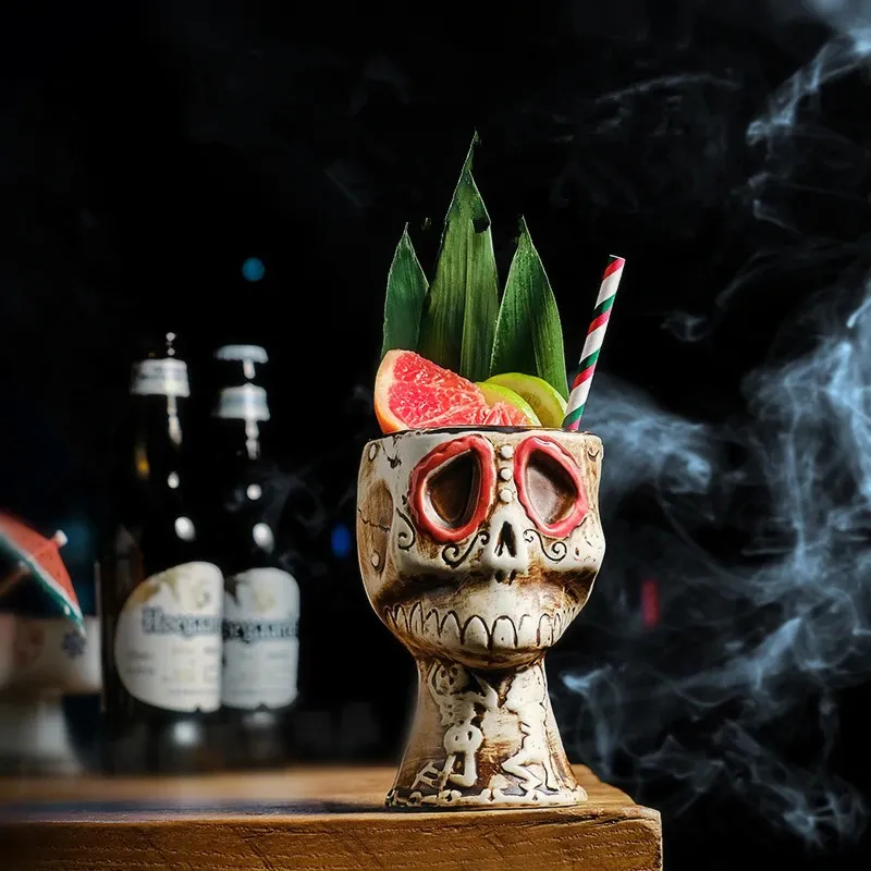 แก้วค็อกเทลรูปหัวกะโหลกสำหรับป - Wine Beer Cocktail บทวิจารณ์และราคา