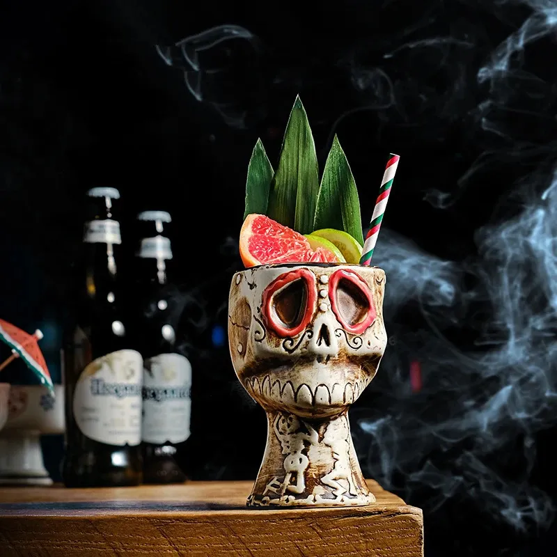 แก้วค็อกเทลรูปหัวกะโหลกสำหรับป - Wine Beer Cocktail บทวิจารณ์และราคา