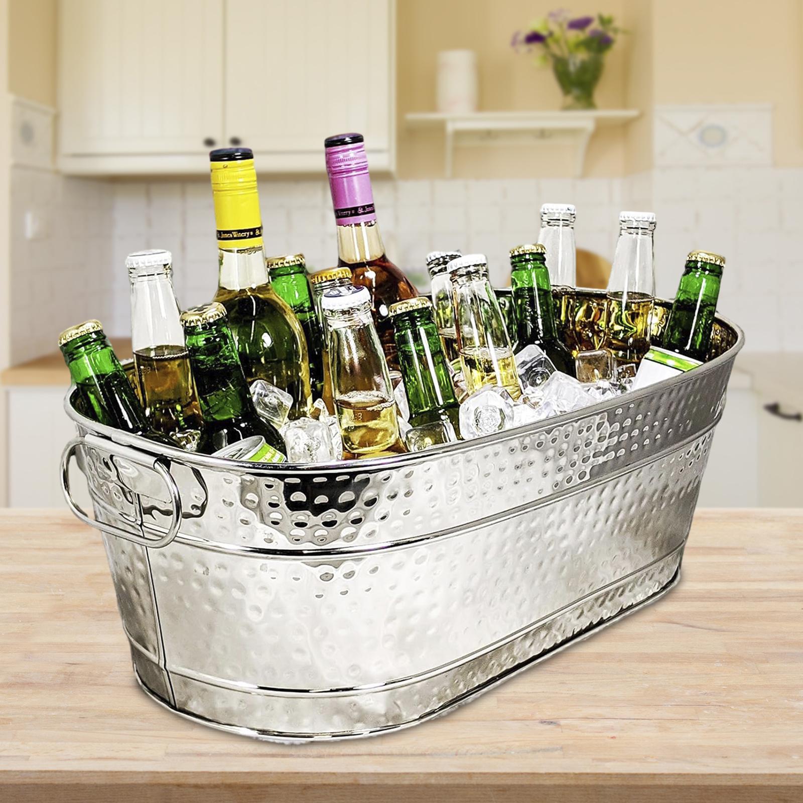 ถังน้ำแข็งชุบสังกะสีถังเบียร์ก - Wine Beer Cocktail บทวิจารณ์และราคา