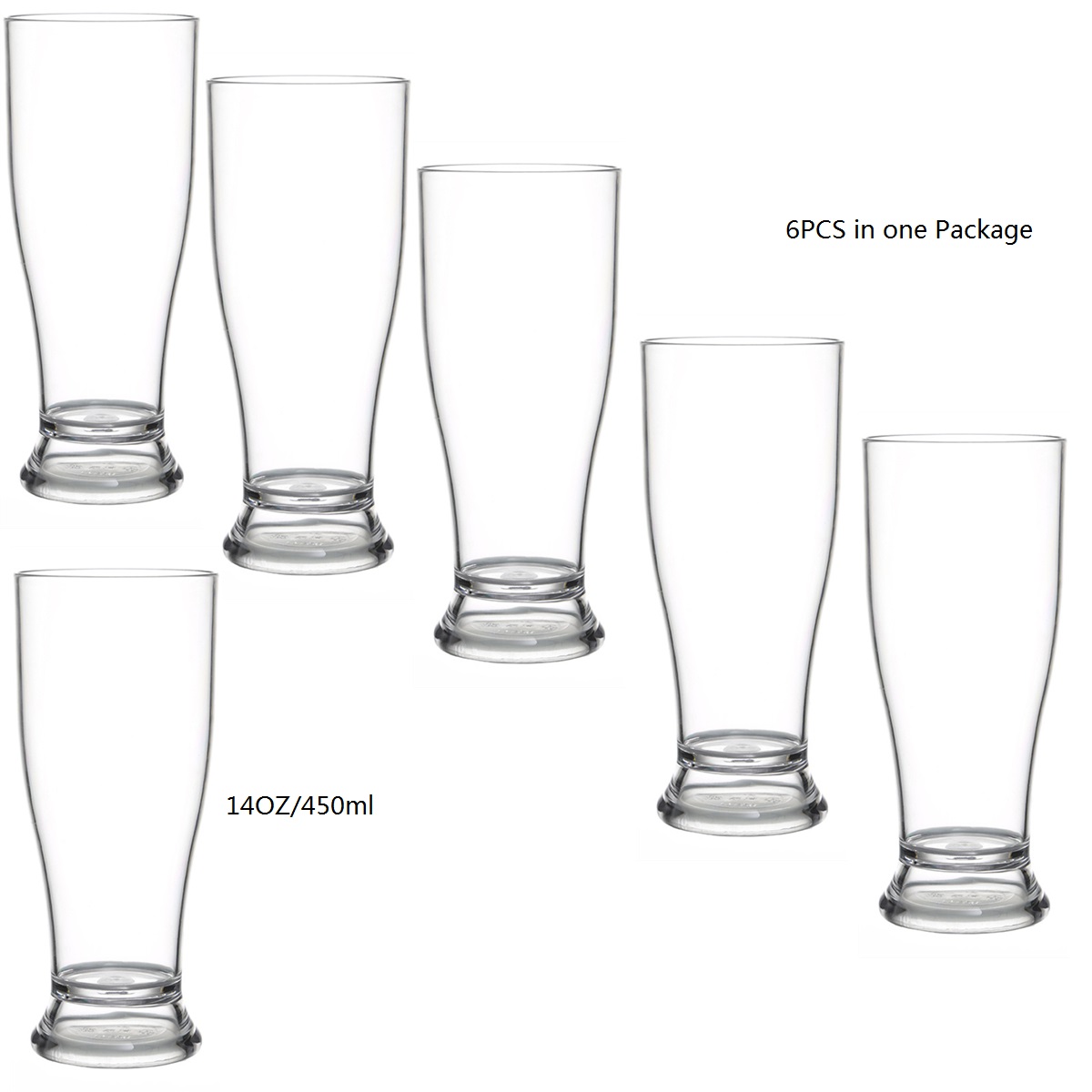 แก้วเบียร์พลาสติกปราศจากสาร BP - Wine Beer And Liquor บทวิจารณ์และราคา