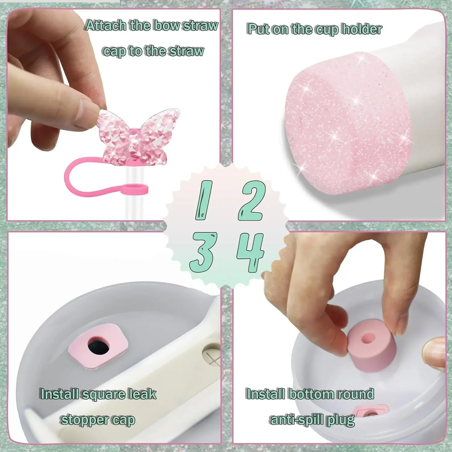 8PCS ถ้วยชุดอุปกรณ์เสริมสําหรั - Bottle Stopper Set บทวิจารณ์และราคา