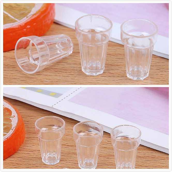4ชิ้น/เซ็ตเรซิ่นใสบ้านรุ่น Gob - Wine Beer Glass Set บทวิจารณ์และราคา