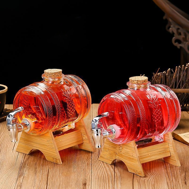 ถังแก้วขนาด 1 ลิตร สำหรับเก็บว - Wine Beer Whiskey บทวิจารณ์และราคา