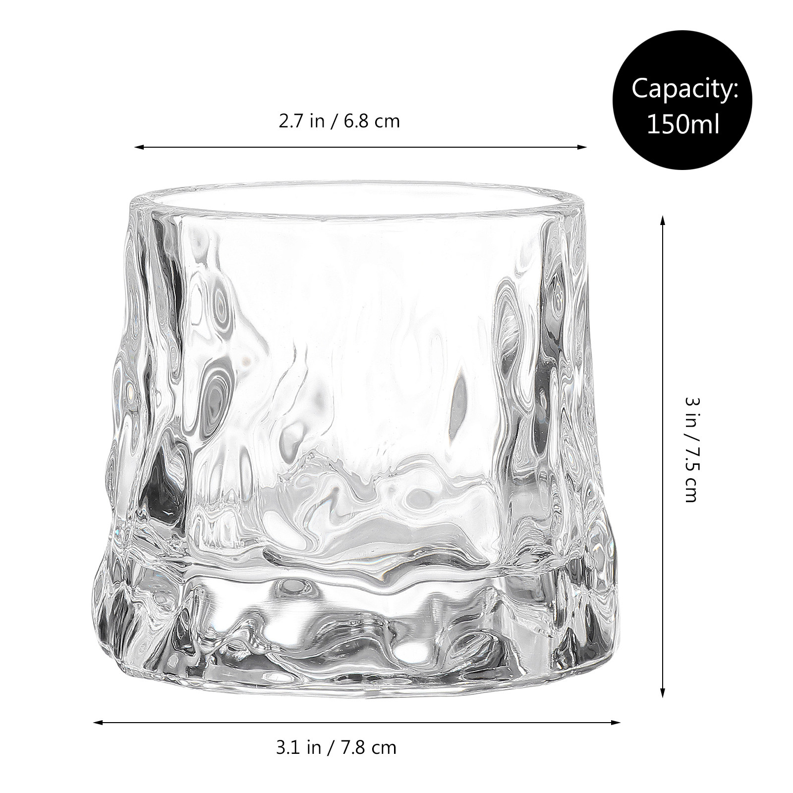 แก้วไวน์แบบมีลายตอก 1 ใบ แก้วว - Wine Beer Whiskey บทวิจารณ์และราคา