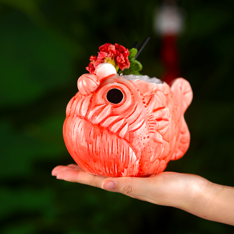 แก้วค็อกเทลรูปปลาโคมไฟน่ารักแก - Wine Beer Cocktail บทวิจารณ์และราคา