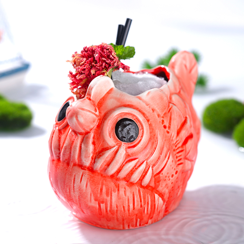 แก้วค็อกเทลรูปปลาโคมไฟน่ารักแก - Wine Beer Cocktail บทวิจารณ์และราคา