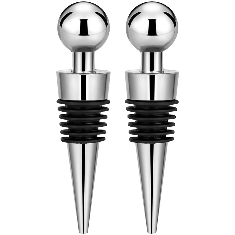 จุกปิดขวดเงิน 2 ชิ้น/ชุด รูปทร - Bottle Stopper Set บทวิจารณ์และราคา